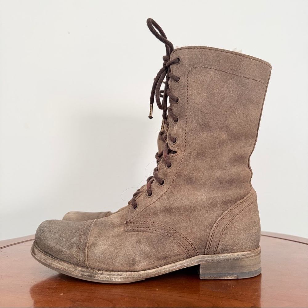 All Saints Women’s Combat Lace-Up Lined Winter Boots | US 7.5 - Picture 3 of 9